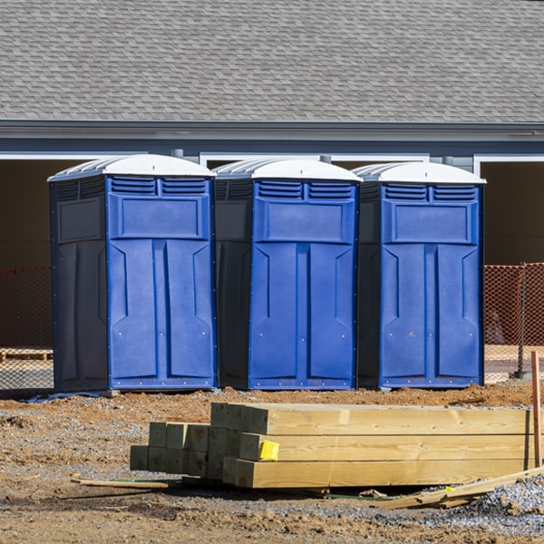 what is the cost difference between standard and deluxe porta potty rentals in Gu-Win AL